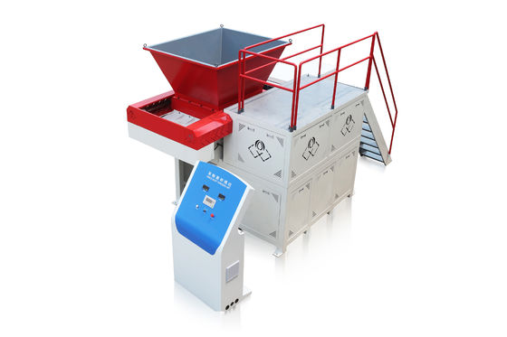 Υλικό ανακύκλωσης μαλακό Ένα άξονα Shredder Ανακύκλωση πλαστικών υψηλή ροπή