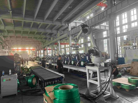 1.5kW 32mm πλαστικό PET λουρί περιστροφέας 350m/min ρυθμιζόμενο περιστροφή